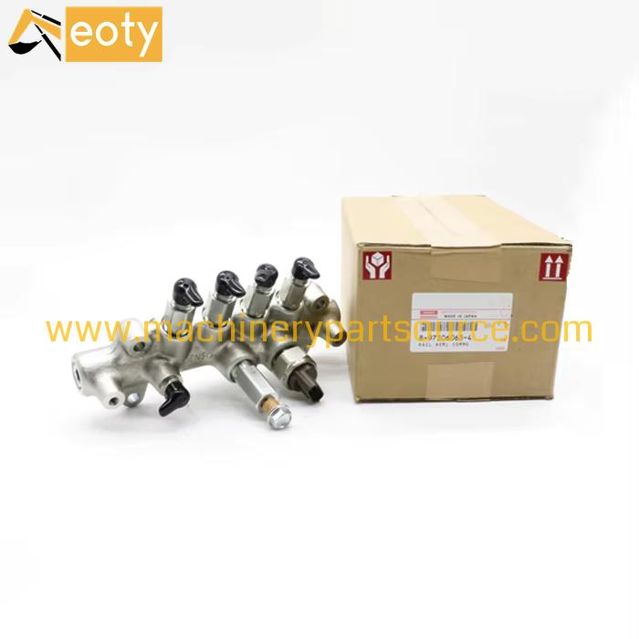 4HK1 Common Rail Assembly for Hitachi ZX200-3 Excavator 8973060634 8-97306063-4
